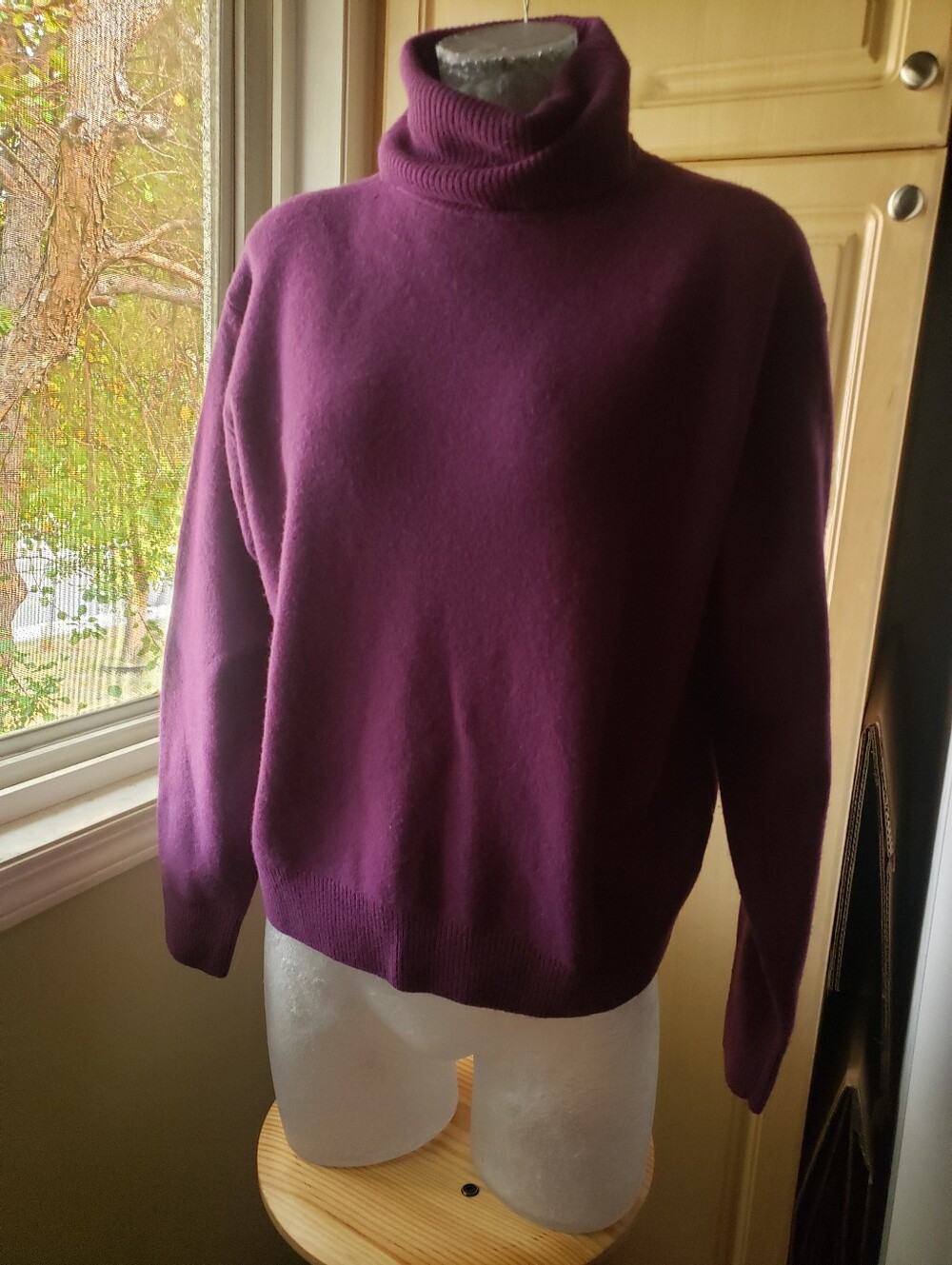 Uniqlo Women's Turtleneck Sweater - Deep Plum